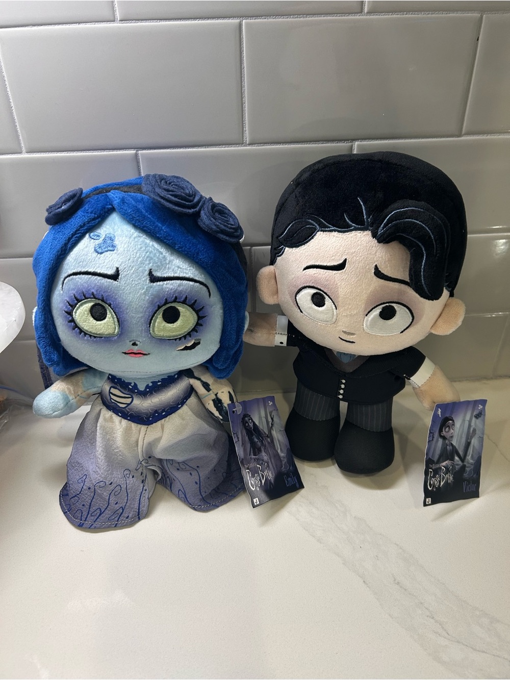 Tim Burton’s Disney Corpse Bride Bride and Groom Emily & Victor NWT